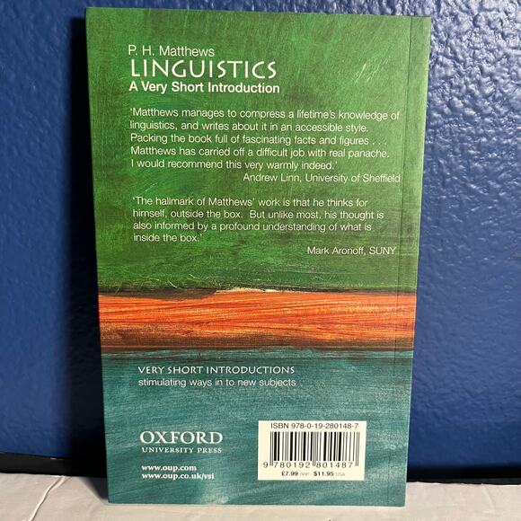 Linguistics: A Very Short Introduction - Book - Picture 2 of 5